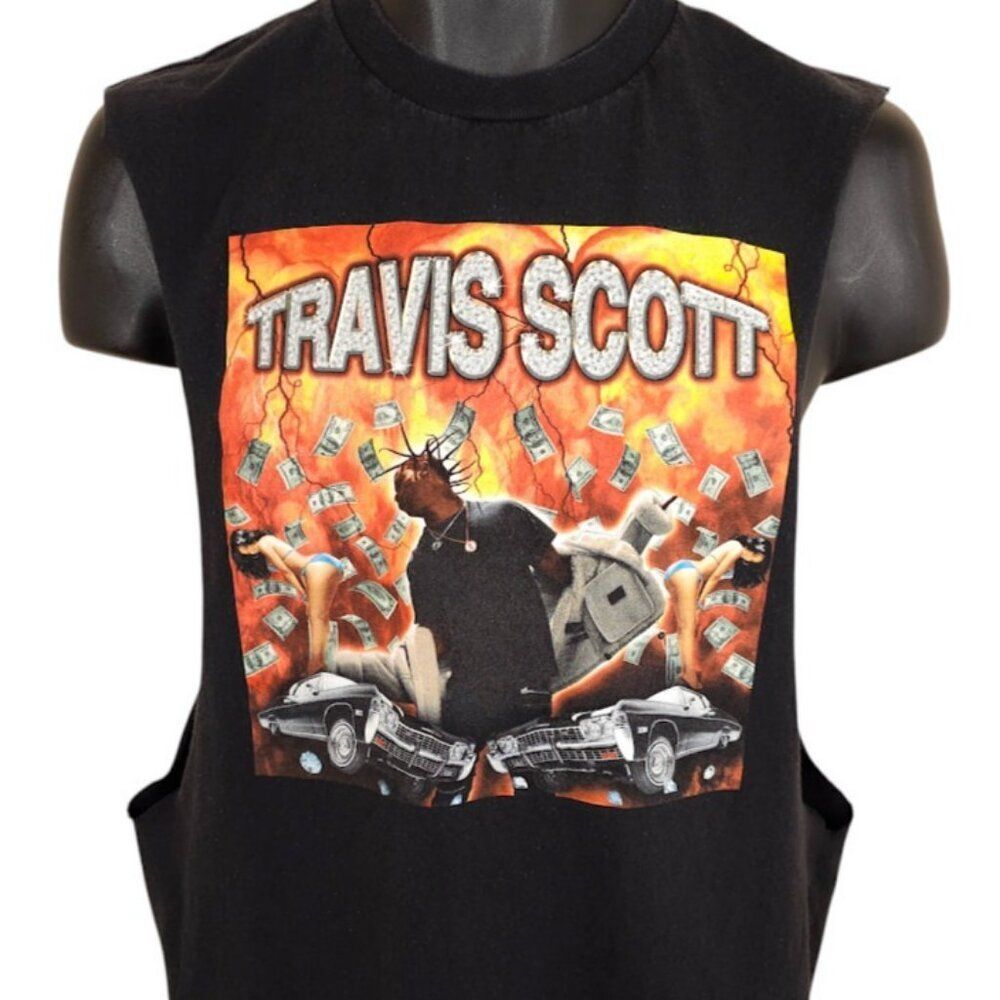 Travis Scott T Shirt Mens Size Medium Black Diamond Supply Co Rapper Hip Hop USA
